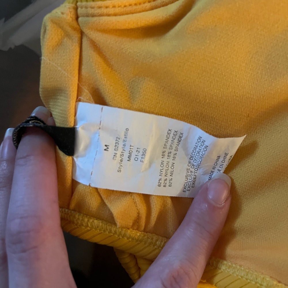 Yellow Bikini Top - Picture 4 of 4